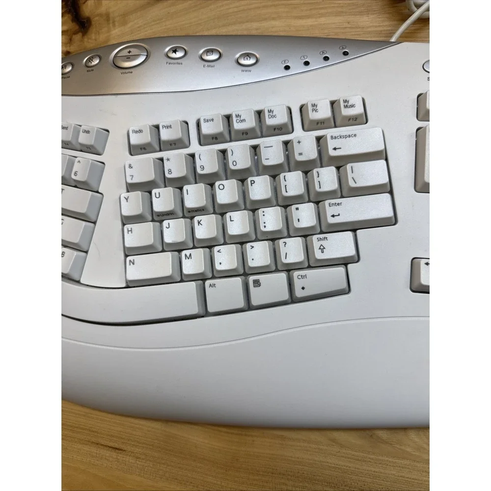 Ergonomic Design Logitech Office Comfort PS/2 Keyboard (Y-SY50) (SK-6300)